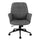Techni Mobili Modern Upholstered Tufted Office Chair with Arms, Grey