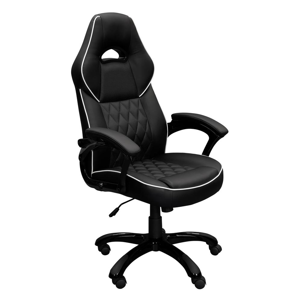 High Back Executive Sport Race Office Chair. Color: Black - Techni Mobili