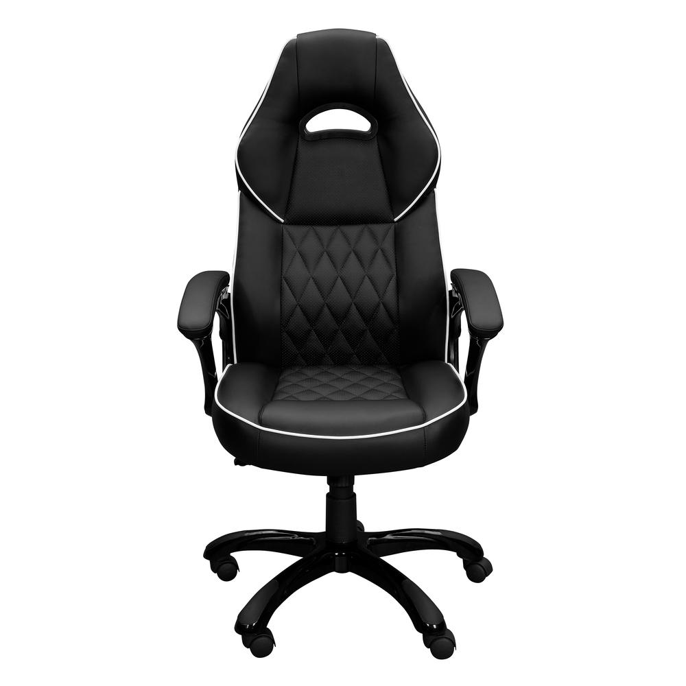 High Back Executive Sport Race Office Chair. Color: Black - Techni Mobili