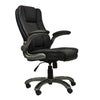 Ergonomic Faux Leather Office Chair – Ultra-Padded Executive Desk Chair,Black - Techni Mobili