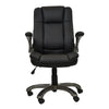 Ergonomic Faux Leather Office Chair – Ultra-Padded Executive Desk Chair,Black - Techni Mobili