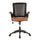 Mid-Back Mesh Task Office Chair with Height Adjustable Arms. Color: Brown - Techni Mobili