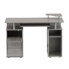 Complete Computer Workstation Desk With Storage, Gray - Techni Mobili