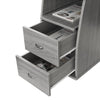 Complete Computer Workstation Desk With Storage, Gray - Techni Mobili