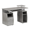 Complete Computer Workstation Desk With Storage, Gray - Techni Mobili