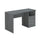 Classic Computer Desk with Multiple Drawers, Grey - Techni Mobili