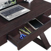 Trendy Writing Desk with Drawer. Color: Espresso - Techni Mobili