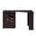 Techni Mobili Classic Office Desk with Storage, Espresso