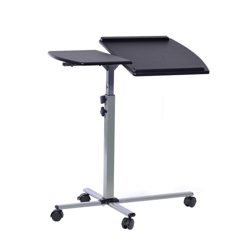 Rolling Adjustable Laptop Cart. Color: Graphite - Techni Mobili
