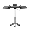 Folding Table Laptop Cart. Color: Graphite - Techni Mobili
