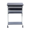 Rolling Laptop Cart with Storage. Color: Graphite - Techni Mobili