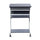Rolling Laptop Cart with Storage. Color: Graphite - Techni Mobili