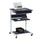 Rolling Laptop Cart with Storage. Color: Graphite - Techni Mobili
