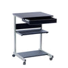 Rolling Laptop Cart with Storage. Color: Graphite - Techni Mobili