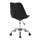 Armless Task Chair with Buttons. Color: Black - Techni Mobili