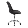 Armless Task Chair with Buttons. Color: Black - Techni Mobili