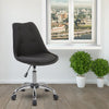 Armless Task Chair with Buttons. Color: Black - Techni Mobili