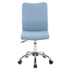 Techni Mobili Modern Armless Task Chair, Blue Jean