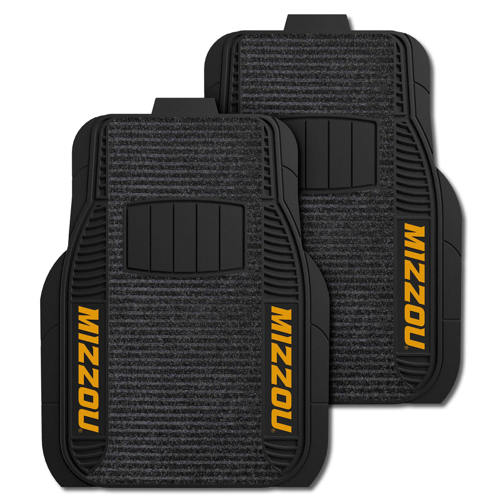Fanmats - University of Missouri 2-pc Deluxe Car Mat Set 21''x27''