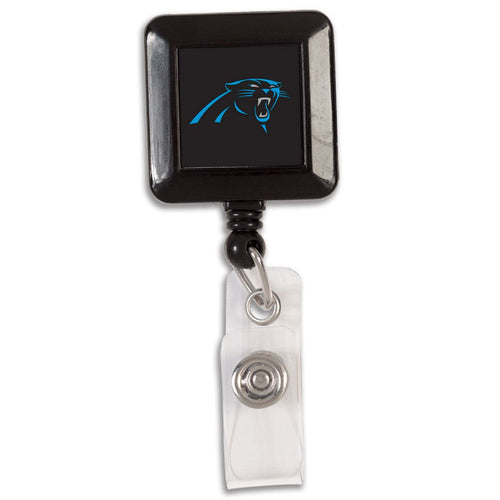 Carolina Panthers Badge Holder Retractable Square - WinCraft