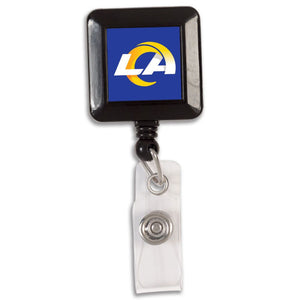 Los Angeles Rams Badge Holder Retractable Square - WinCraft