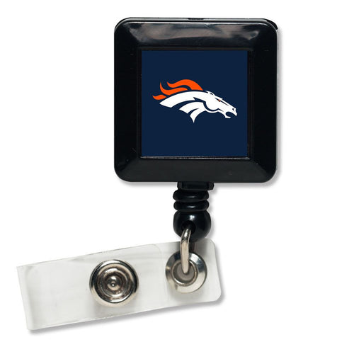 Denver Broncos Badge Holder Retractable Square - WinCraft