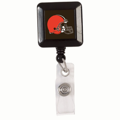 Cleveland Browns Badge Holder Retractable Square - WinCraft