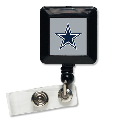 Dallas Cowboys Badge Holder Retractable Square - WinCraft