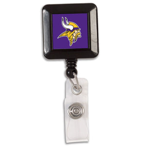 Minnesota Vikings Badge Holder Retractable Square - WinCraft