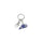 Kentucky Wildcats Keychain State Design - Aminco