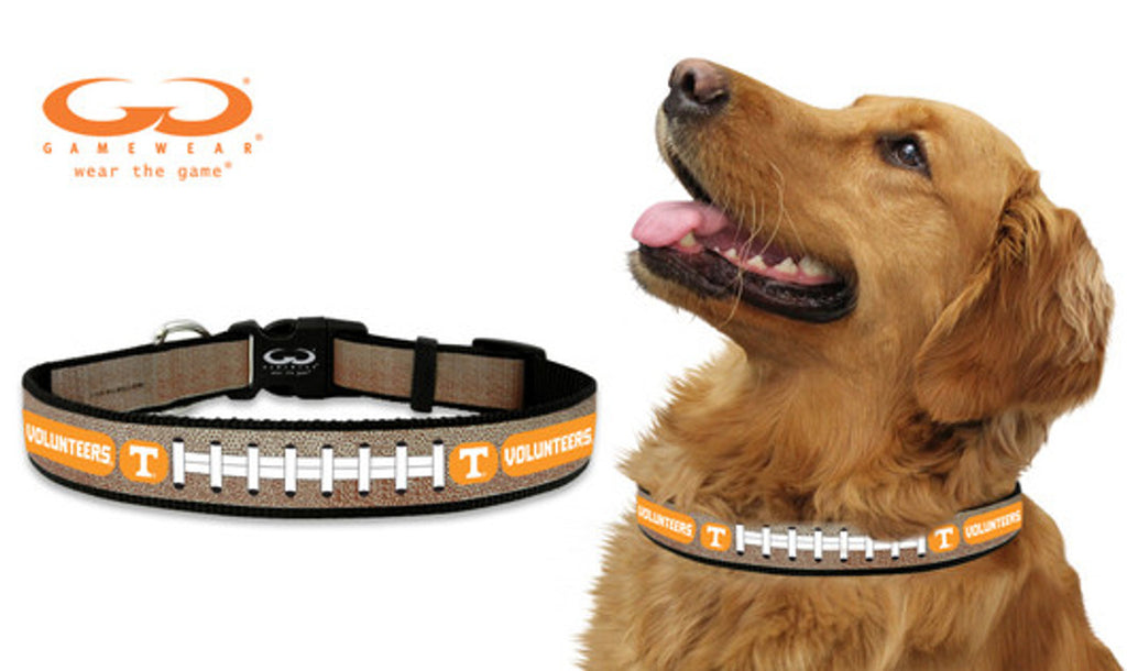 Tennessee Volunteers Classic Leather Medium Football Collar - Gamewear