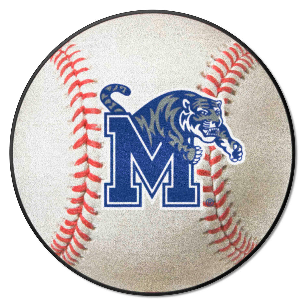 Fanmats - University of Memphis Baseball Mat 27'' diameter