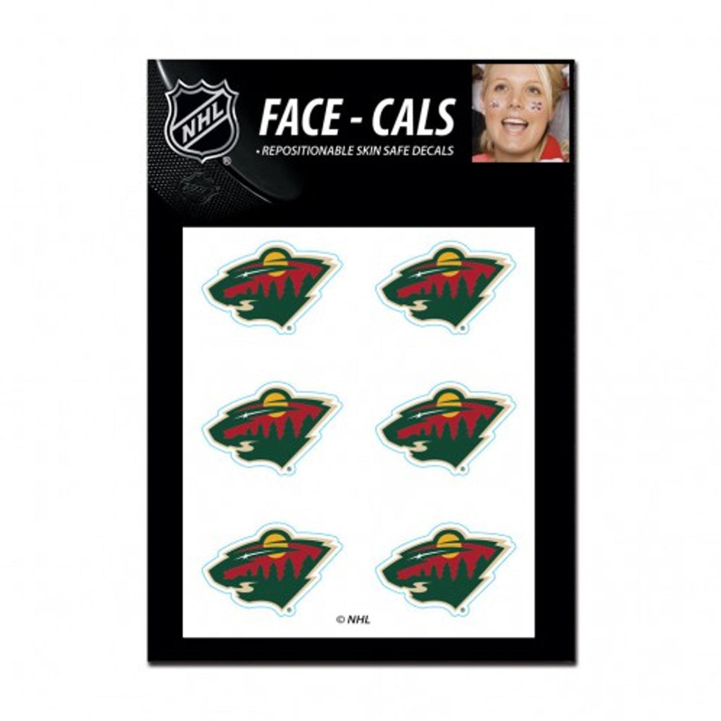 Minnesota Wild Tattoo Face Cals Special Order - Wincraft