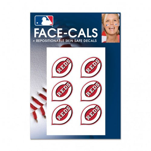 Cincinnati Reds Tattoo Face Cals - WinCraft