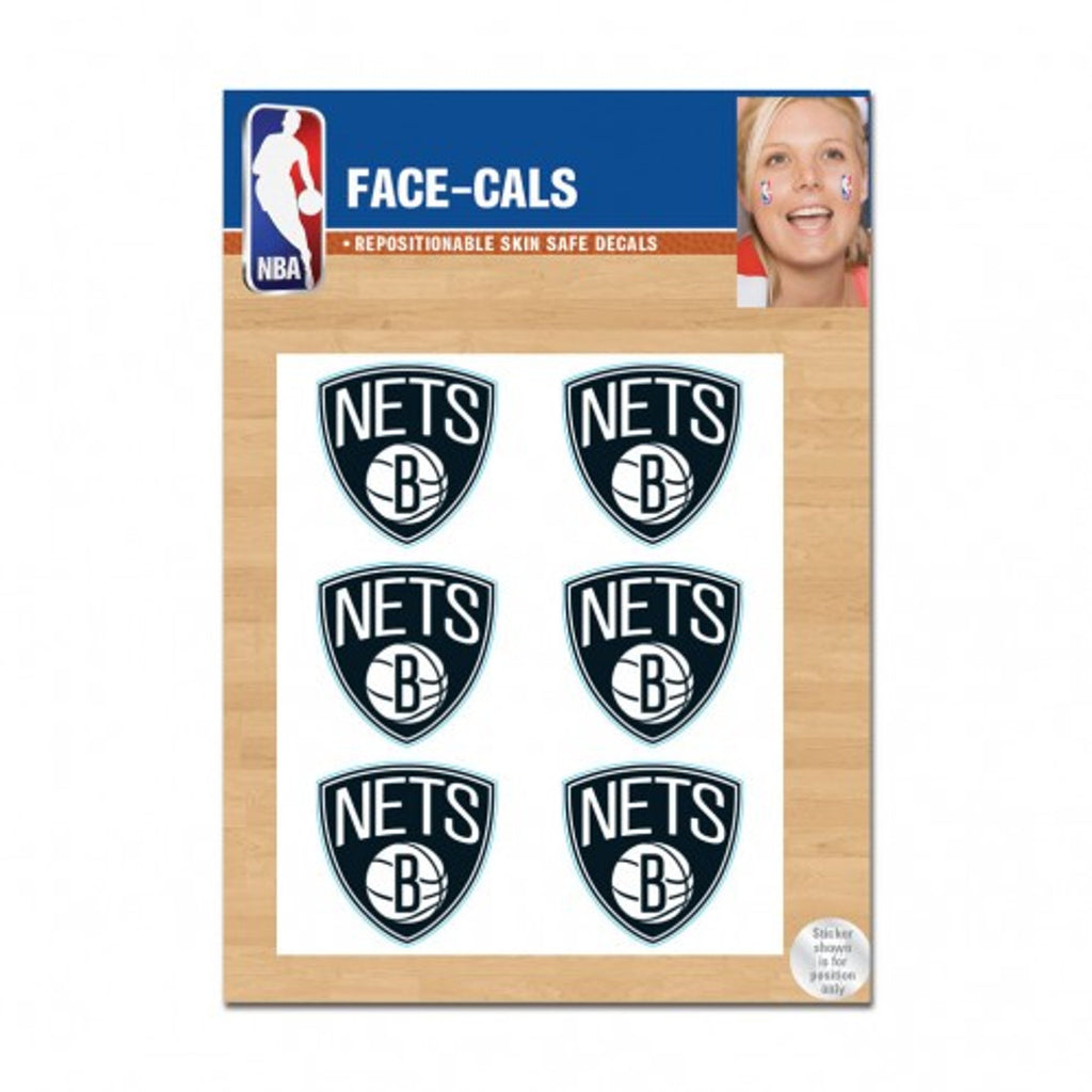 Brooklyn Nets Tattoo Face Cals Special Order - Wincraft