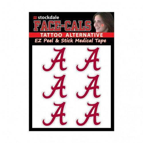 Alabama Crimson Tide Tattoo Face Cals - WinCraft