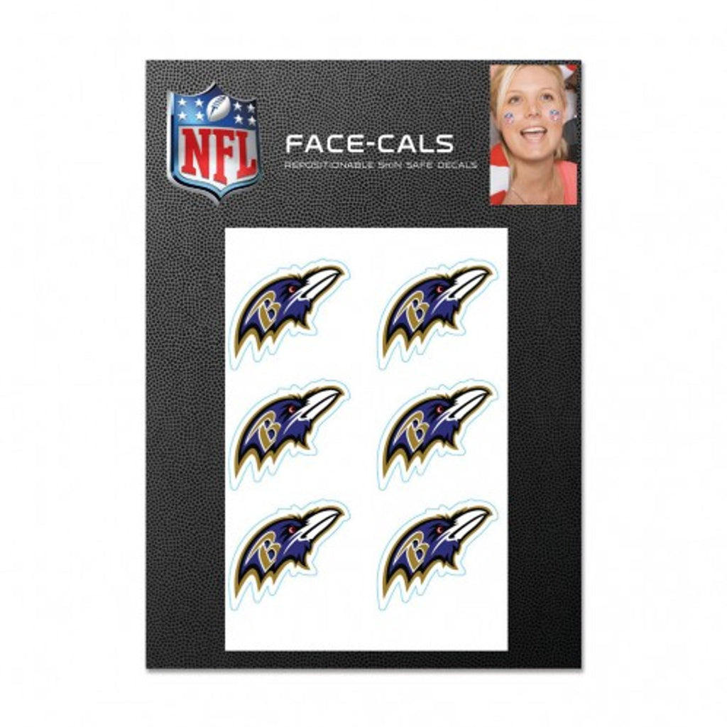 Baltimore Ravens Tattoo Face Cals - Wincraft