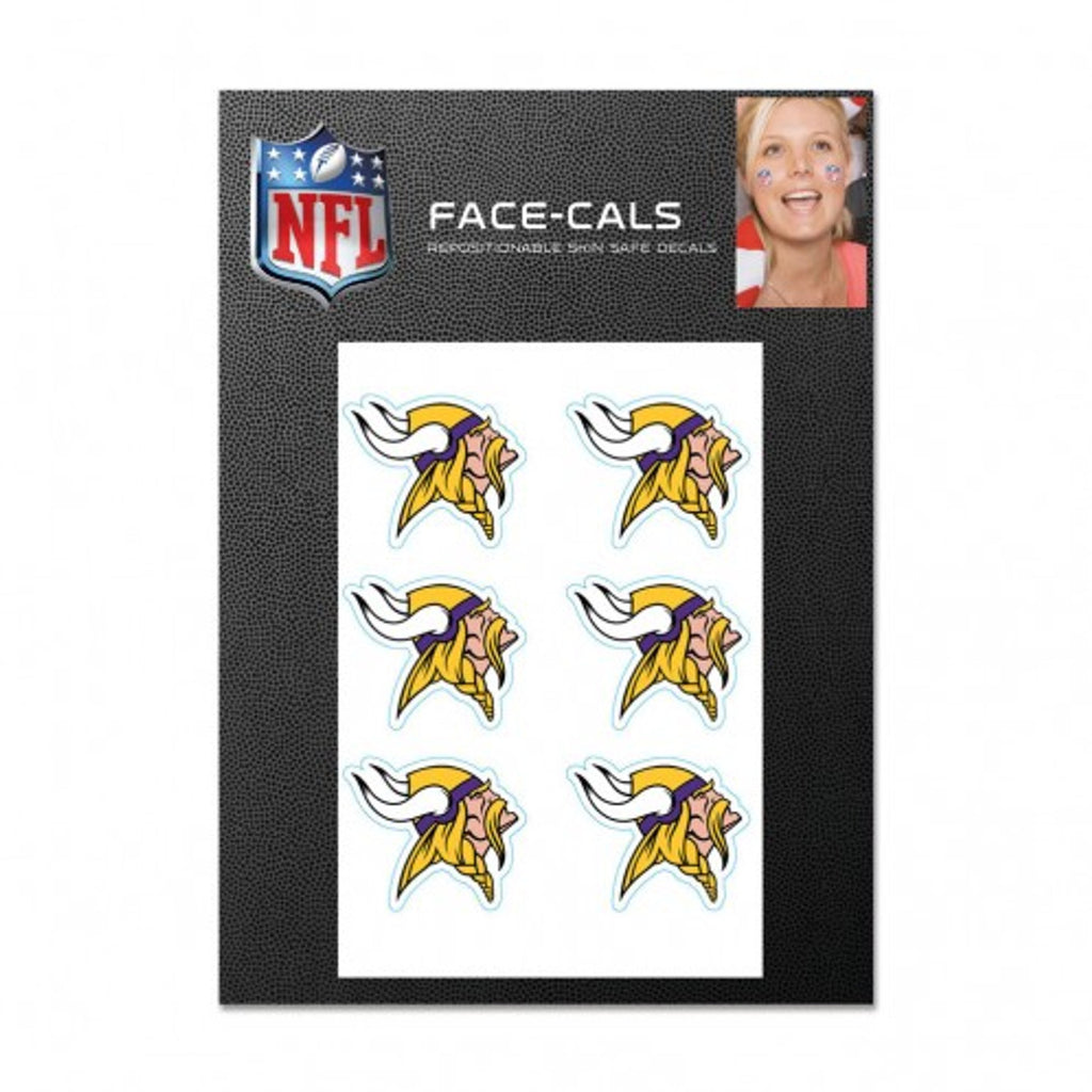 Minnesota Vikings Tattoo Face Cals - WinCraft