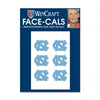 North Carolina Tar Heels Tattoo Face Cals - WinCraft