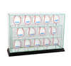 14 Baseball Upright Display Case with Black Moulding