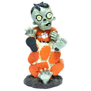 Clemson Tigers Zombie Figurine - On Logo w/Football -