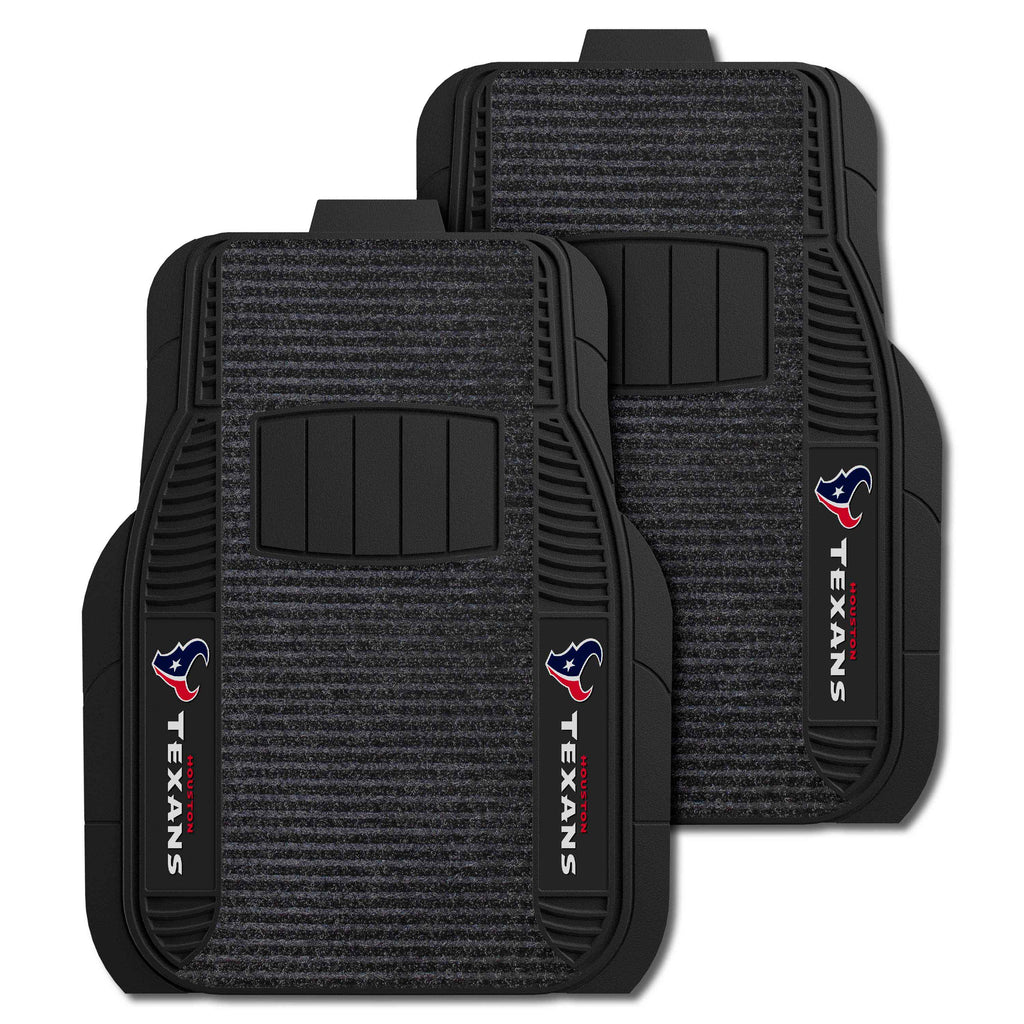Fanmats - NFL - Houston Texans 2-pc Deluxe Car Mat Set 21''x27''