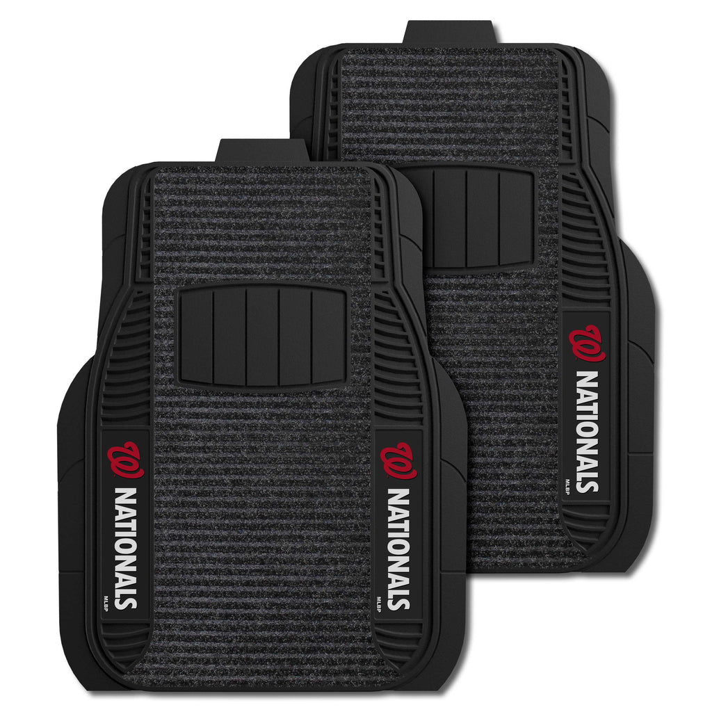 Fanmats - MLB - Washington Nationals 2-pc Deluxe Car Mat Set 21''x27''