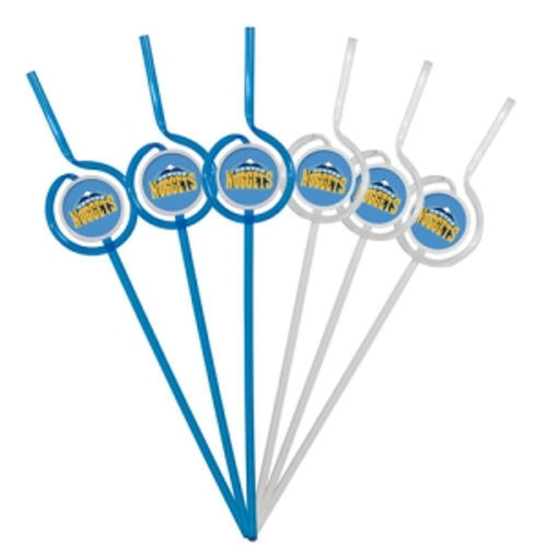 Denver Nuggets Team Sipper Straws CO - Pangea Brands
