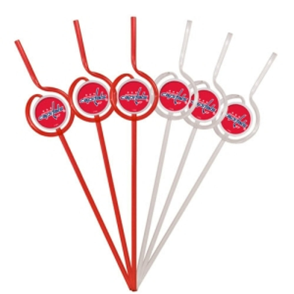 Washington Capitals Team Sipper Straws CO - Pangea Brands