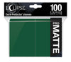 Eclipse Matte Standard Sleeves 100 Pack Forest Green - Ultra Pro