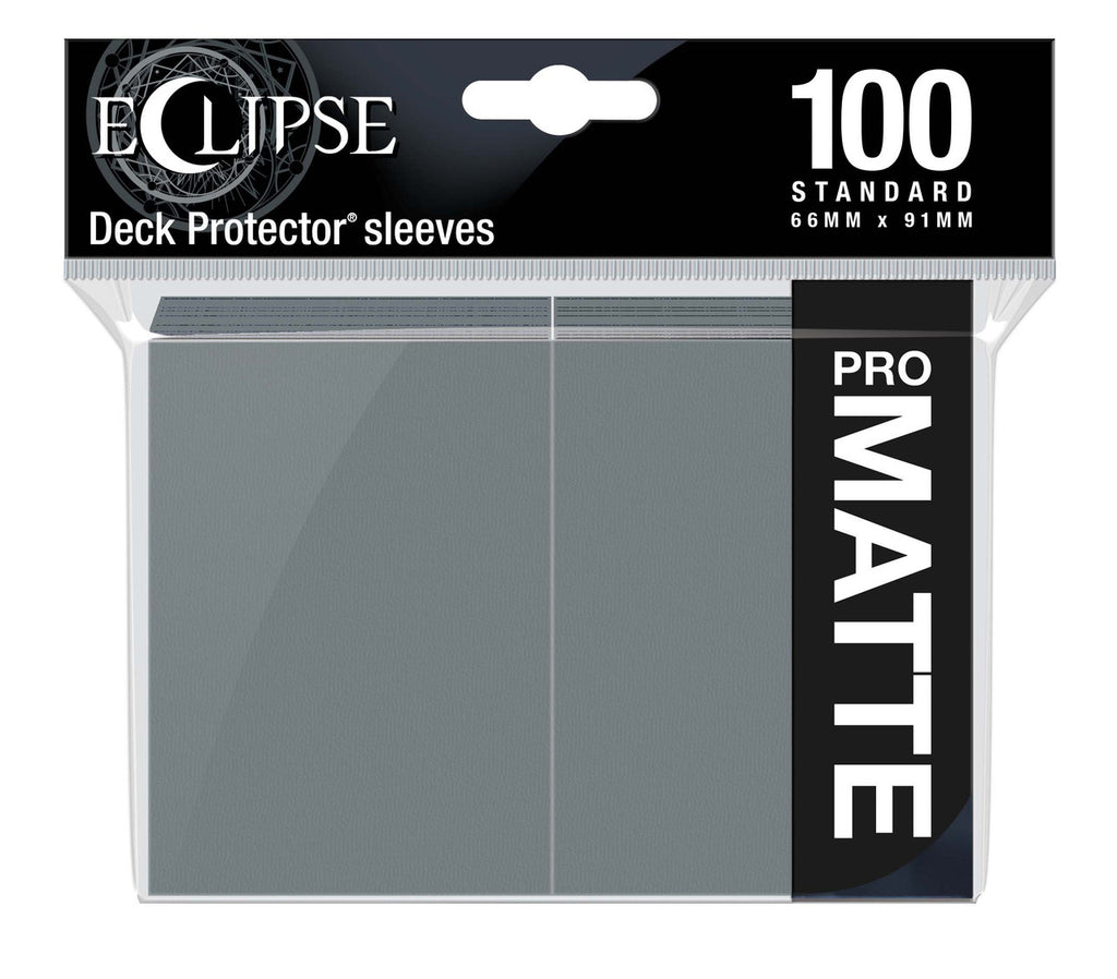 Eclipse Matte Standard Sleeves 100 Pack Smoke Grey - Ultra Pro