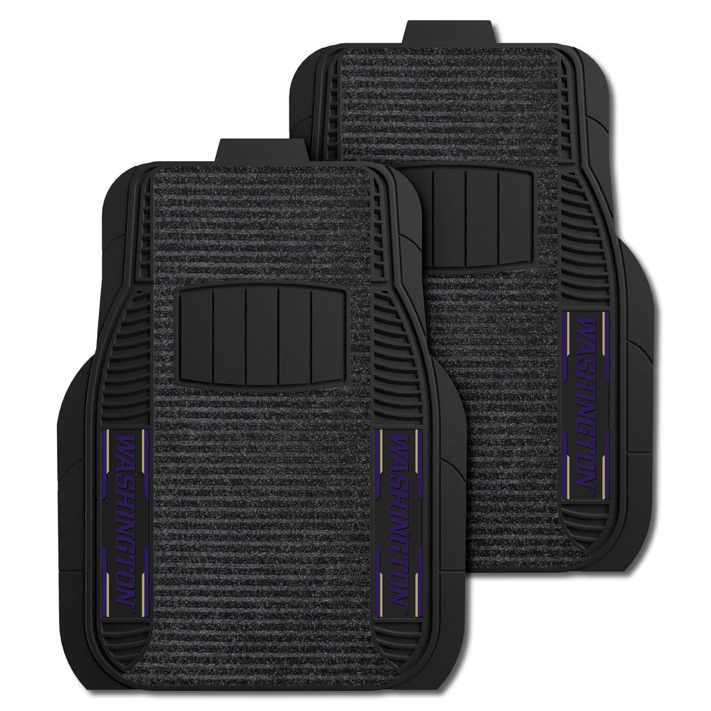 Fanmats - University of Washington 2-pc Deluxe Car Mat Set 21''x27''