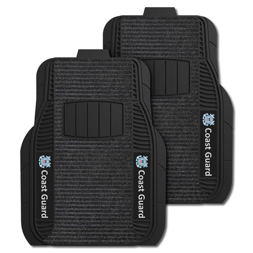 Fanmats - U.S. Coast Guard 2-pc Deluxe Car Mat Set 21''x27''