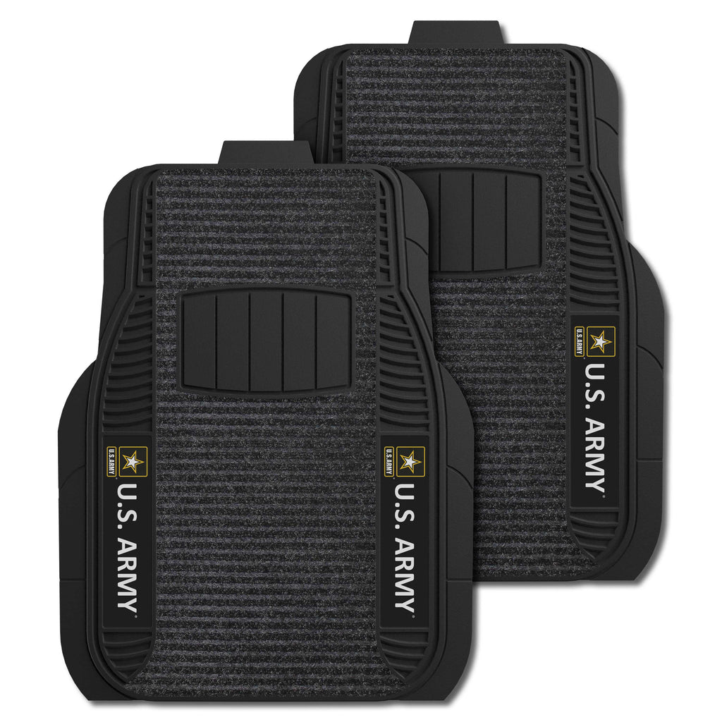 Fanmats - U.S. Army 2-pc Deluxe Car Mat Set 21''x27''